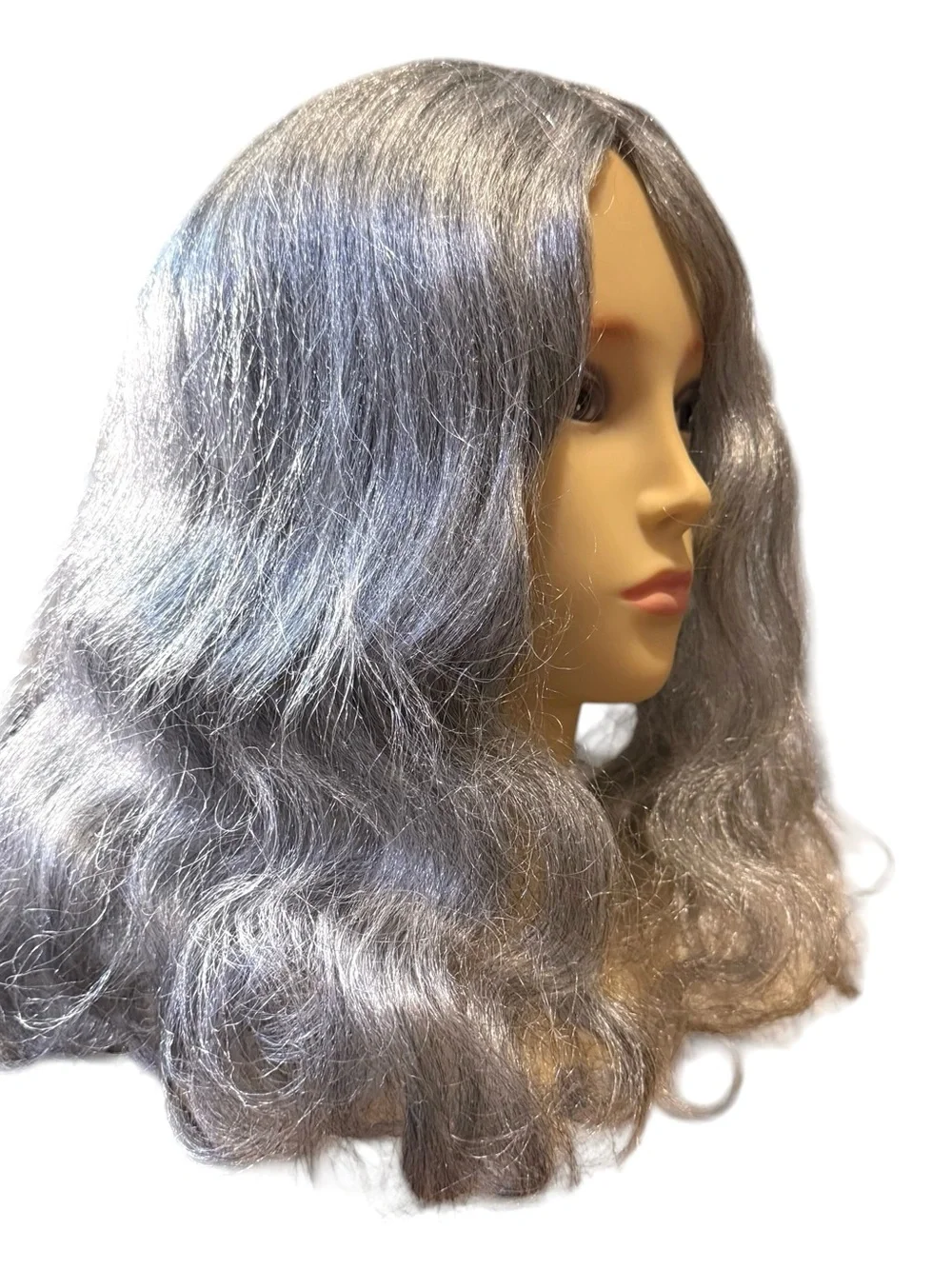 Rubies Costume Company Silvery Grey 12” Wig- No Beard #50736 Halloween Party
